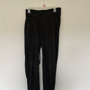 Maternity Black with white specks Jogger Pants